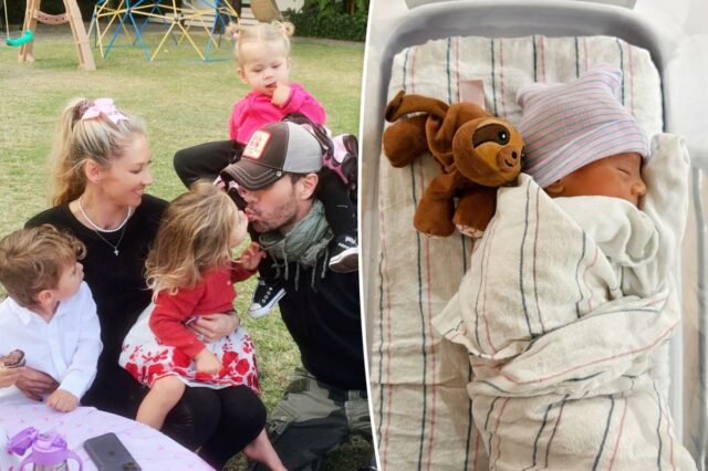 Enrique Iglesias e Anna Kournikova dão as boas-vindas ao bebê nº 4
