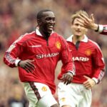 Matheus Cunha comemora gol do Manchester United x Brighton.