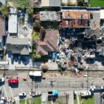 Este gráfico é um mapa localizador e uma linha do tempo dos eventos que levaram à explosão de um gasoduto de gás natural em Ashland, uma área não incorporada perto de Hayward, em 11 de dezembro, que feriu seis pessoas.