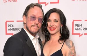 Esposa do baixista do Weezer quebra o silêncio após ser baleada pela polícia Scott Shriner e Jillian Lauren