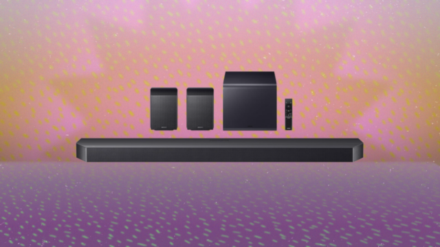 Esta barra de som Samsung altamente avaliada está com mais Esta barra de som Samsung altamente avaliada está com mais de 50% de desconto agora