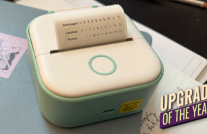 Esta impressora térmica de adesivos é a minha atualização tecnológica do ano Mini impressora - Impressora de adesivos T02 Impressora térmica portátil Máquina de fazer adesivos sem tinta Impressoras de recibos Bluetooth de bolso Impressora de telefone para aprendizagem, notas de estudo, diagrama anatômico, fotos, diário