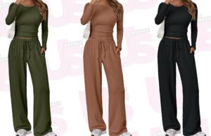 Este conjunto de loungewear ‘ridiculamente macio’ é o único que você precisa neste inverno MIAMI, FLÓRIDA - 08 DE DEZEMBRO: Lena Gercke vista usando óculos de sol pretos Saint Laurent, colar prateado, suéter / suéter curto de algodão com gola alta cinza claro Alexander Wang, calça jogger de perna larga de algodão cinza claro Alexander Wang com detalhes de roupa íntima, mini bolsa de couro com vernizes pretos Saint Laurent e tênis de couro branco Axel Arigato, em 8 de dezembro de 2023 em Miami, Flórida. (Foto de Jeremy Moeller/Getty Images)2