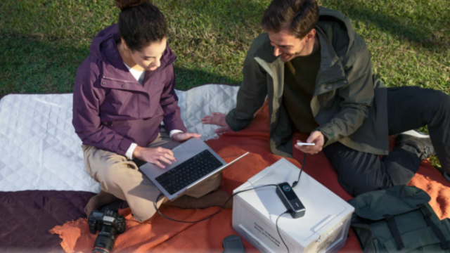 Anker Laptop Power Bank em voo