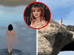 Estrela de ‘Game of Thrones’, Maisie Williams Skinny Dips na Itália, em vídeo 121325_maisie_williams_kal