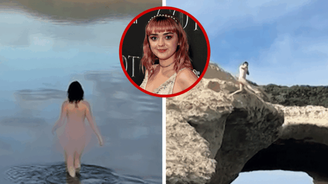 Estrela de 'Game of Thrones', Maisie Williams Skinny Dips na 121325_maisie_williams_kal