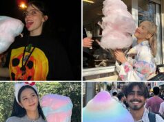 Estrelas que arrasam no dia do algodão doce… Doce demais para manusear! Celebridades comendo algodão doce