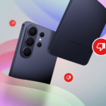 Samsung Galaxy S25+ em um dia escuro