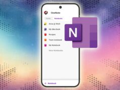 Eu odiava usar o OneNote no Android até que um pequeno ajuste mudou tudo Logotipo do OneNote no centro do aplicativo OneNote em um fundo roxo