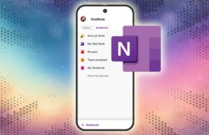 Eu odiava usar o OneNote no Android até que um pequeno ajuste mudou tudo Logotipo do OneNote no centro do aplicativo OneNote em um fundo roxo