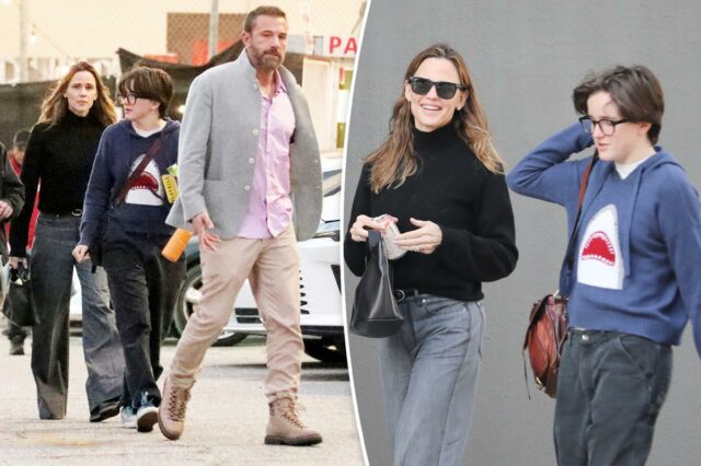 Ex-Ben Affleck e Jennifer Garner se reúnem para passeio na Broadway com Seraphina
