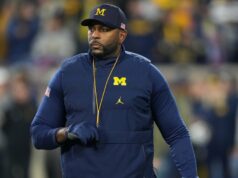 Ex-técnico do Michigan, Sherrone Moore, acusado de invasão criminosa em casa, mais GettyImages-2246840114 Sherrone Moore 2025