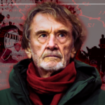 Criativos Talking Points mostrando as localizações do Manchester United, Lausanne Sport e OGC Nice, de propriedade da Ineos