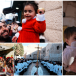 FOTOS: O rebanho fiel a Belém para comemorar o Natal após 2 anos de guerra