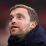 O técnico Ruben Amorim chega antes da partida da Premier League entre Crystal Palace e Manchester United, no Selhurst Park, em 2025, em Londres, Inglaterra.