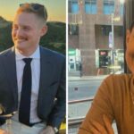 Policiais Matthew Arnold e Rachel McCrow