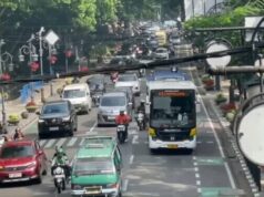 Feriados em Nataru, Bandung está lotado de turistas, o tráfego está começando a ficar congestionado Feriados em Nataru, Bandung está lotado de turistas, o tráfego está começando a ficar congestionado