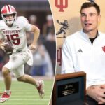 Fernando Mendoza levou Indiana à vitória sobre Ohio State no Big Ten Championship Game.