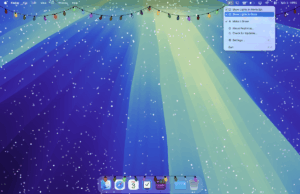 Festivitas permite que você decore seus dispositivos Apple com luzes natalinas e neve Festivitas permite que você decore seus dispositivos Apple com luzes natalinas e neve