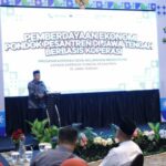 Fortalecendo a economia da aldeia, as cooperativas de internatos islâmicos são incentivadas a se tornarem parceiras estratégicas da cooperativa da aldeia vermelha e branca