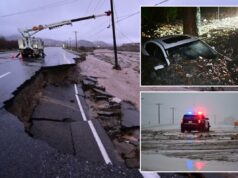 Forte tempestade de fim de ano atinge a Califórnia e provoca inundações repentinas quando o estado de emergência é declarado em seis condados Forte tempestade de fim de ano atinge a Califórnia e provoca inundações repentinas quando o estado de emergência é declarado em seis condados