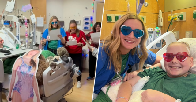 Henry Hinson e Maddy Rodriguez, especialista certificada em vida infantil de Henry.