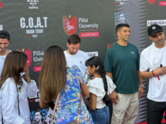 GOAT India Tour: Harbhajan Singh expressa alegria após conhecer Lionel Messi GOAT India Tour: Harbhajan Singh expressa alegria após conhecer Lionel Messi