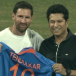 GOAT India Tour: Lendário Messi e Tendulkar se unem no icônico Estádio Wankhede