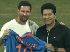 GOAT India Tour: Lendário Messi e Tendulkar se unem no icônico Estádio Wankhede GOAT India Tour: Lendário Messi e Tendulkar se unem no icônico Estádio Wankhede