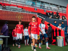 Gabriele Biancheri marcou dois gols na vitória do Man Utd Sub-21, mas seu companheiro de equipe foi a verdadeira estrela de destaque Will Murdock emerge para o Manchester United Sub-21