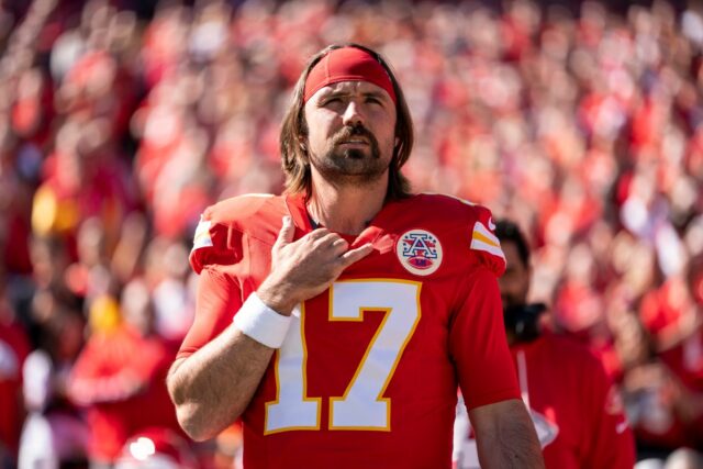 Gardner Minshew reage ao assumir o comando dos chefes em Kansas City Chiefs quarterback Gardner Minshew