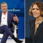 Gavin Newsom se encolhe diante do golpe de Halle Berry sobre a 'desvalorização' das mulheres na cúpula do NYT: 'Apenas conectado com seu empresário'