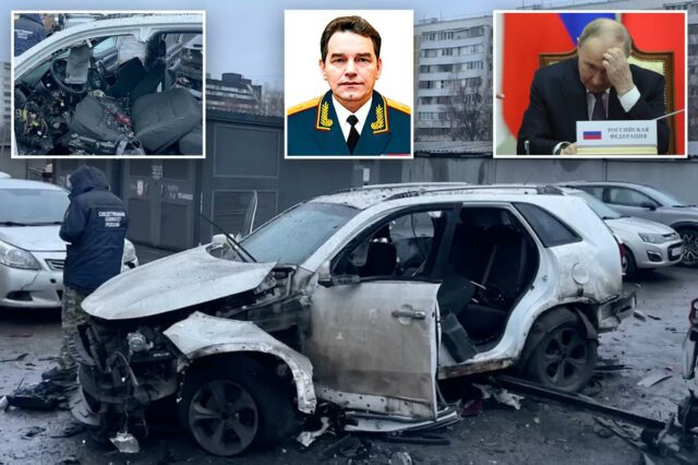 General russo Fanil Sarvarov morto por bomba debaixo de seu carro em Moscou
