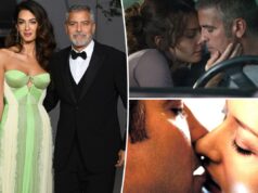George Clooney declara que não vai mais ‘beijar uma garota’ na tela depois de conversar com sua esposa Amal George Clooney declara que não vai mais ‘beijar uma garota’ na tela depois de conversar com sua esposa Amal