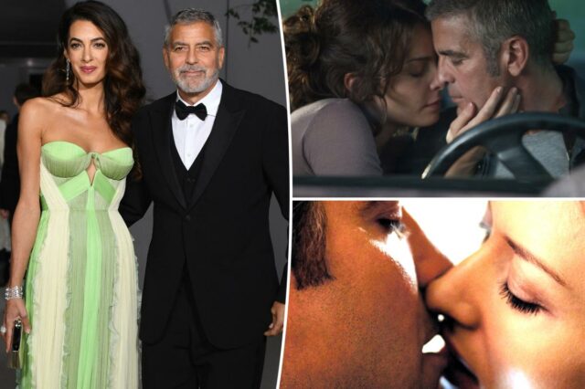 George Clooney declara que não vai mais ‘beijar uma garota’ na tela depois de conversar com sua esposa Amal
