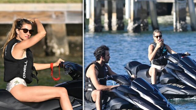 Gisele Bündchen and Joaquim Valente Ride Jet Skis in Florida gisele bundchen joaquim valente backgrid sub 2