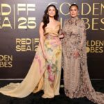 Globo de Ouro homenageia Hend Sabry e Alia Bhatt no Red Sea Film Festival