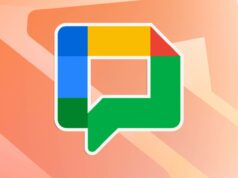 Google Chat finalmente ganha agendamento de mensagens logotipo do Google Chat sobreposto a um par de mãos