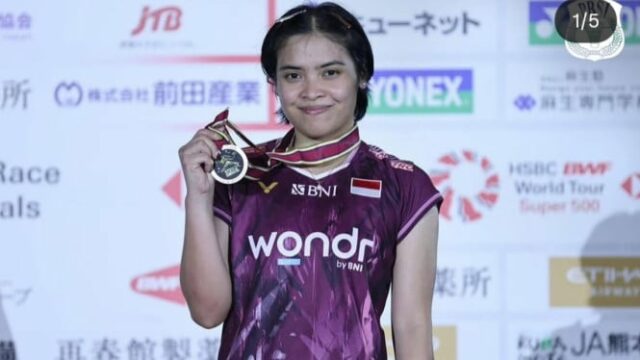 Gregoria Mariska Tunjung obtém classificação protegida pela BWF e se concentra na recuperação de vertigens
