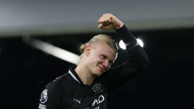 Haaland, do Man City, torna-se o jogador mais rápido com Haaland, do Man City, torna-se o jogador mais rápido com 100 gols na Premier League