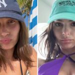 Hailey Bieber x Emily Ratajkowski Quem você prefere?! Bonés 'N' Kinis