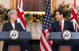 Hegseth apregoa o próximo cheque AUKUS de US$ 1,5 bilhão da Austrália enquanto ministros se reúnem A Ministra das Relações Exteriores, Penny Wong, e o Secretário de Estado dos EUA, Marco Rubio, antes das negociações anuais da AUSMIN em Washington.