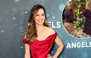 Hilary Swank comemora temporada de férias ‘mágica’ com foto rara de gêmeos Hilary Swank compartilha foto rara de gêmeos depois do Natal