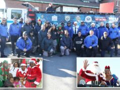 Ho, ho, 5-0! Papai Noel da NYPD entrega brinquedos grátis para crianças carentes da cidade Ho, ho, 5-0! Papai Noel da NYPD entrega brinquedos grátis para crianças carentes da cidade