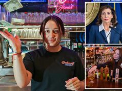 Hochul não cumpriu a política de ‘sem impostos sobre gorjetas’ de Trump, irritando os funcionários de restaurantes de Nova York Hochul não cumpriu a política de 'sem impostos sobre gorjetas' de Trump, irritando os funcionários de restaurantes de Nova York