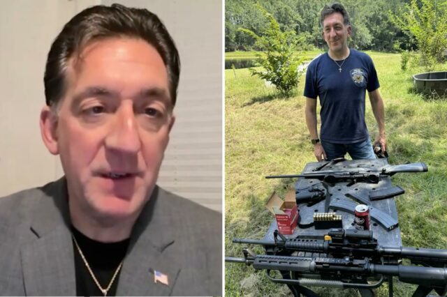 Homem do Reino Unido diz que viveu um pesadelo distópico depois de ser preso por postar fotos com armas
