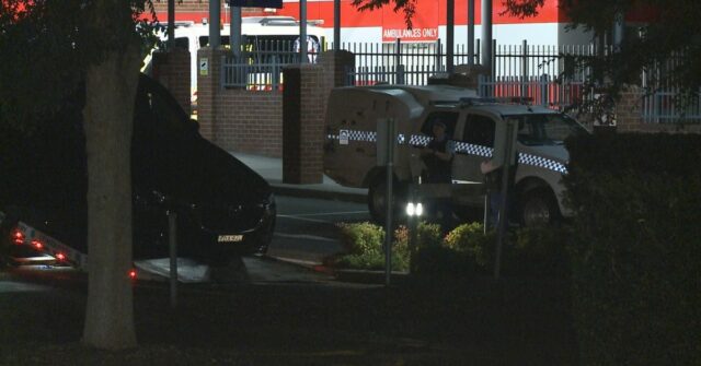 O homem apresentou-se ao Hospital Fairfield ontem à noite.