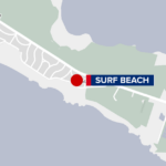 Homem morto após ser retirado da água em praia vitoriana