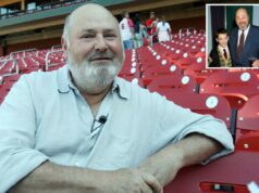 Homenagens a Rob Reiner chegam de Hollywood e de outros lugares: ‘A razão pela qual me tornei ator’ O ator e diretor de cinema Rob Reiner espera por uma entrevista antes do jogo Los Angeles Angels e St. Louis Cardinals no Busch Stadium em St.