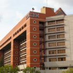 Madrid headquarters of IBM International Business Machine, the American multinational of informatics and technology consulting services in Madrid, Spain